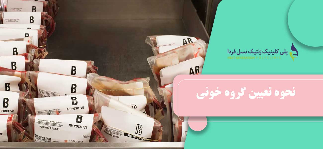 نحوه تعیین گروه خونی