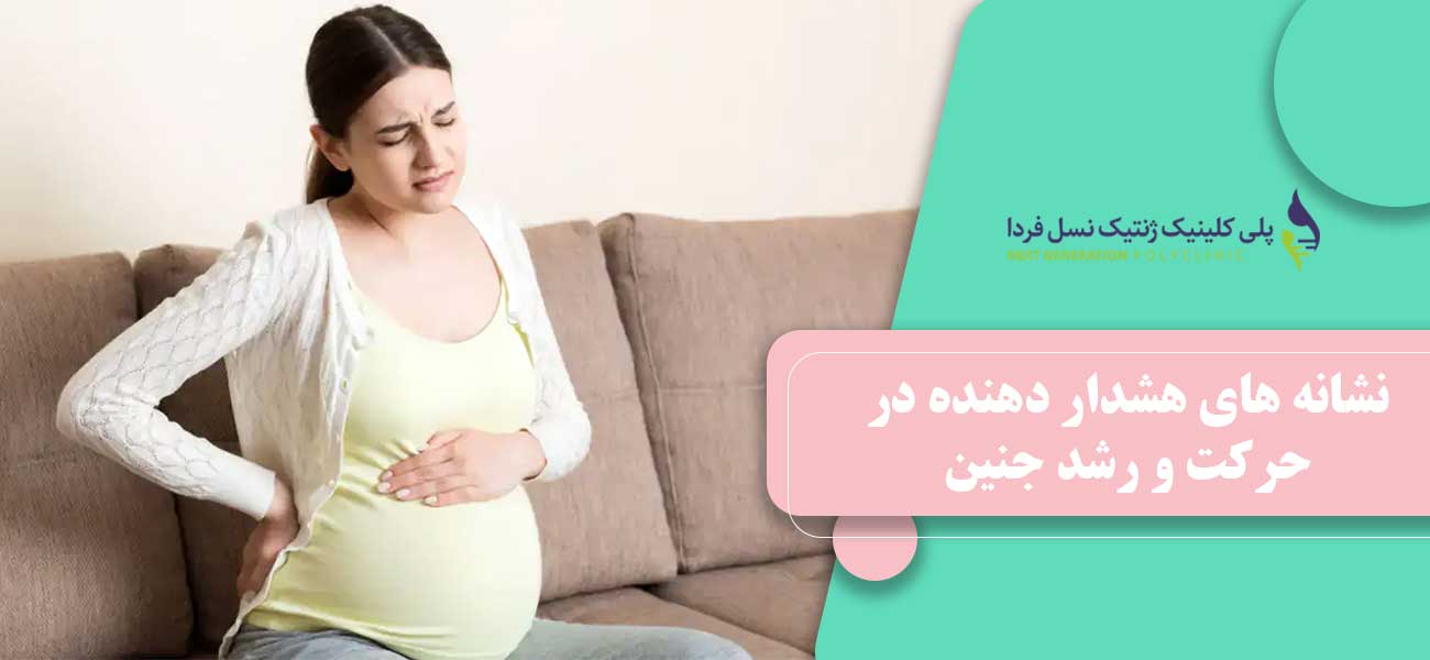 نشانه های هشدار دهنده در حرکت و رشد جنین
