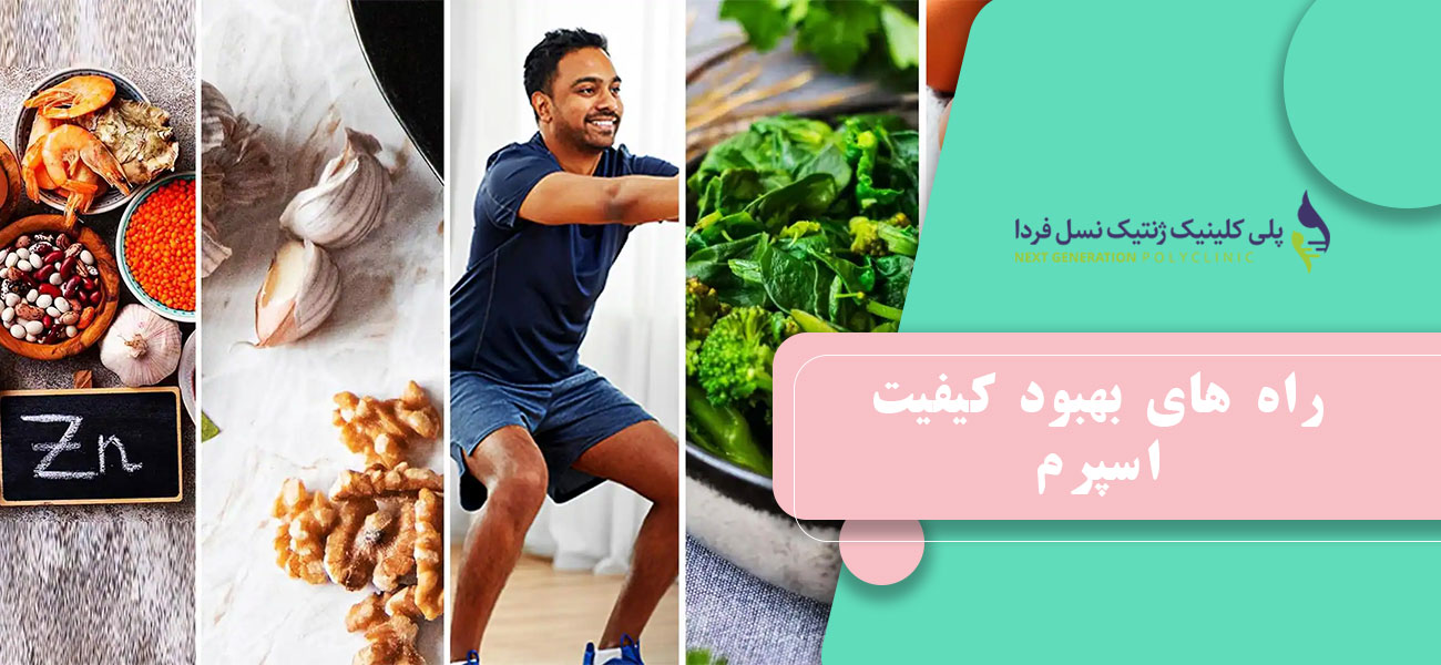 راه های بهبود کیفیت اسپرم