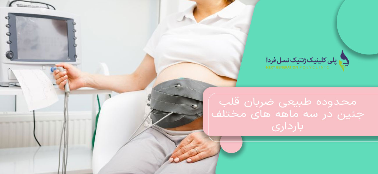 محدوده طبیعی ضربان قلب جنین در سه ماهه های مختلف بارداری
