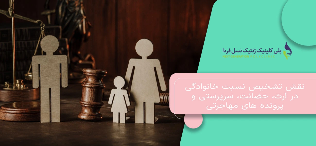 نقش تشخیص نسبت خانوادگی در ارث، حضانت، سرپرستی و پرونده های مهاجرتی