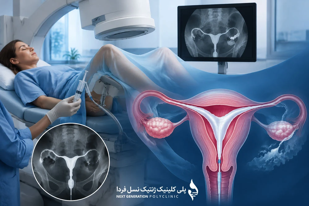 عکس رنگی رحم (HSG) چیست و چه زمانی لازم است؟
